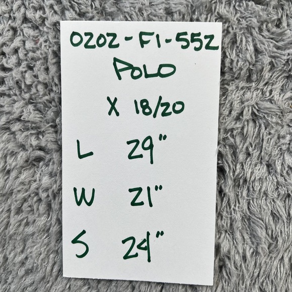 Polo Ralph Lauren Shirt Boys 18-20 Green Plaid Flannel Button Front Logo Casual - Picture 6 of 6